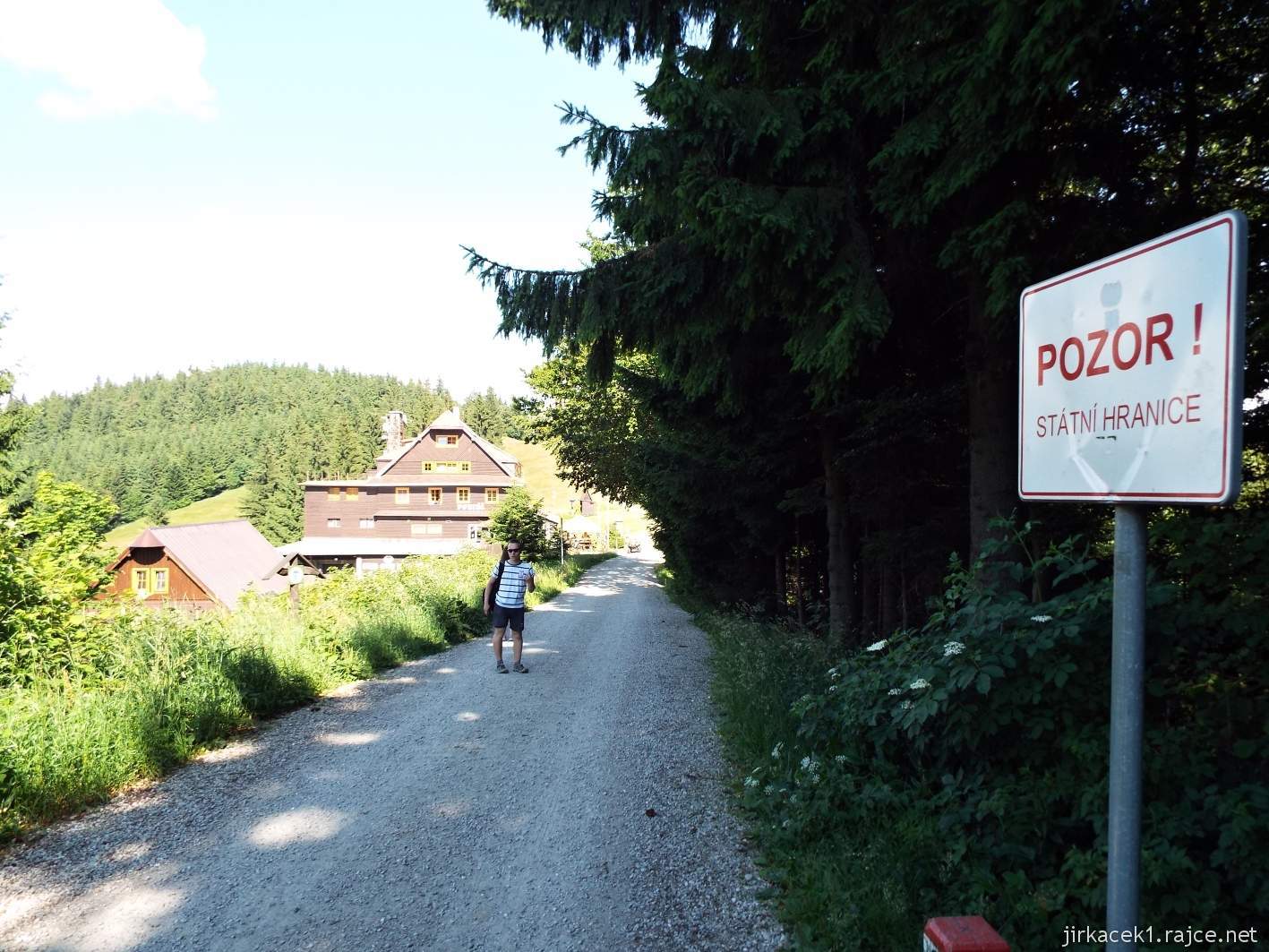 Hotel Portáš - cesta na Portáš - u hotelu