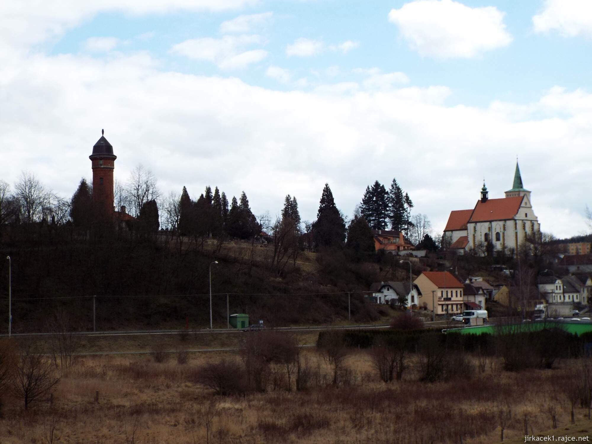 17 - Letovice - Kostel sv. Prokopa 23 - pohled z dálky