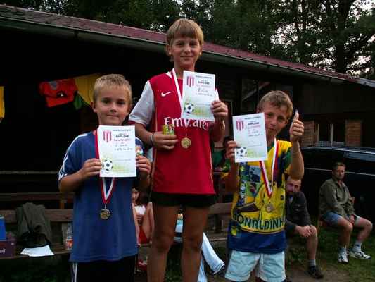 Míreč 2007 034 - První medaile - za běh na 60 m