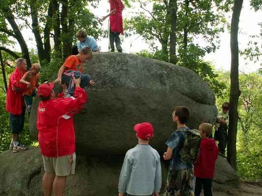 Míreč 2007 082 - Na výletě u kamene Viklan u Kadova